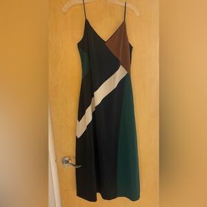 Elegant Color Block Dress